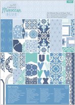 A4 Ultimate Die-cut & Paper Pack (48pk) - Capsule - Moroccan Blue