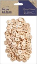 Houten Buttons (200 stuks)