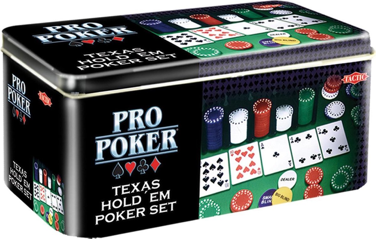 Goed opgeleid raken motor Pro Poker Texas Hold em set - Kaartspel | Games | bol.com