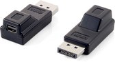 Equip Adapter Displayport > MiniDisplayPort S/B Zwart Polybag
