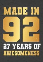 Made In 92 27 Years Of Awesomeness