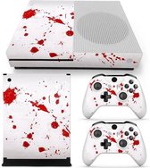 Xbox One Slim Sticker | Xbox One Slim Console Skin | Blood | Xbox One Slim Bloed Skin Sticker | Console Skin + 2 Controller Skins