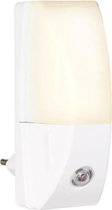 EXIN LED oriëntatielampje met stekker inclusief schemersensor, 1 watt | WIT