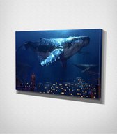 Whale Rider Canvas | 80x120 cm