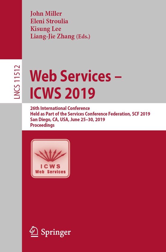 Springer Nature Proceedings Computer Science - Web Services  ... - cover