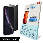 BE BE-SCHERM Glas de protection d'écran Apple iPhone 11 / XR Privacy (2x) - Anti- Spy - Tempered Glass