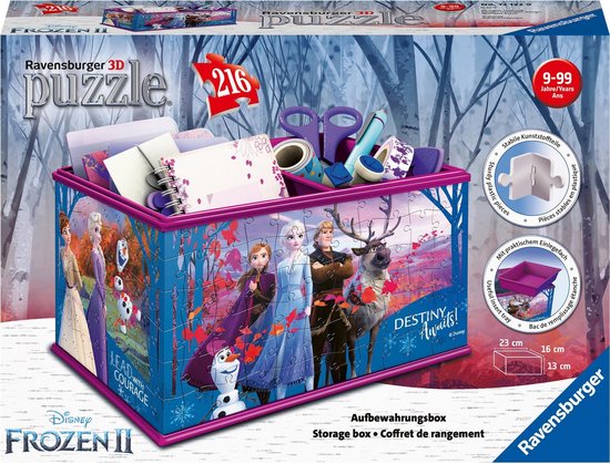 Ravensburger 3D puzzel Disney Frozen 2 Opbergdoos - 216 stukjes | bol.com