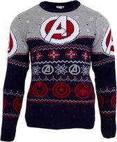 Marvel Avengers Logo Gebreide (foute) Kersttrui -  Unisex -S