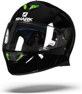 SHARK SKWAL 2.2 BLANK Motorhelm integraalhelm Zwart - Maat M