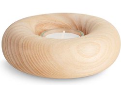 Sfeerlicht met Waxinelichthouder Hout Rond
