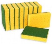 Schuurspons geel-groen /10 stuks