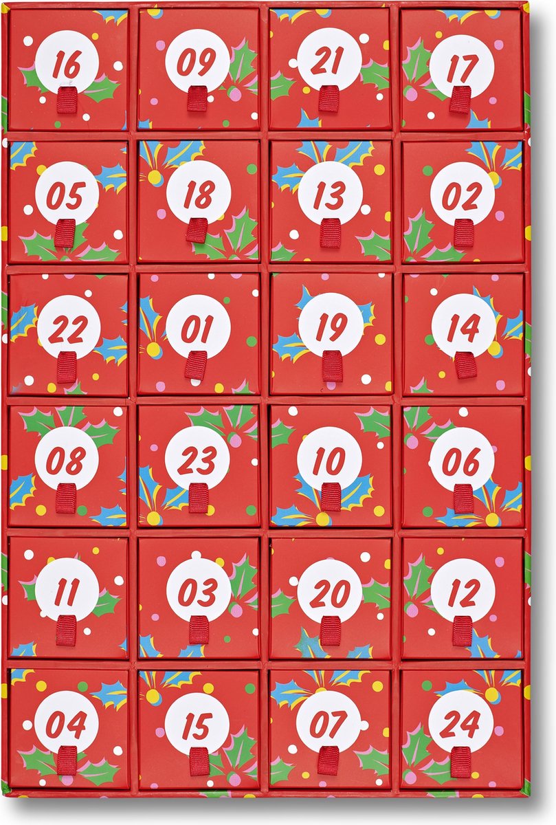 Happy Socks Adventkalender Giftbox - Maat 41-46 | bol.com