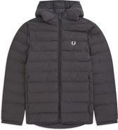 Fred Perry Insulated Hooded  Jas - Mannen - zwart