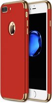 3 in 1 luxe rode telefoonhoesje voor iPhone 7 Plus Ultradunne TPU beschermhoes Watchbands-shop.nl