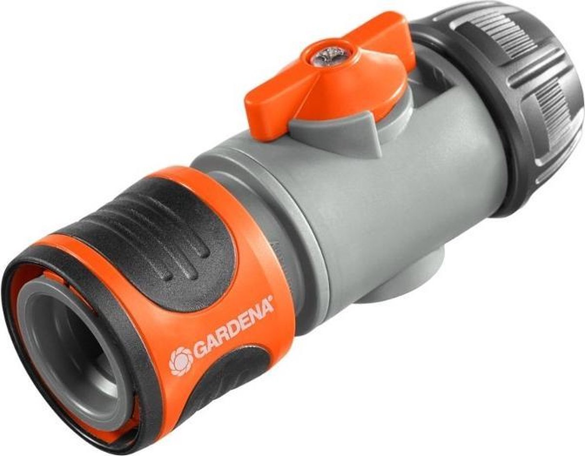 GARDENA System Slangkoppeling Waterstop met reguleerventiel 13 mm