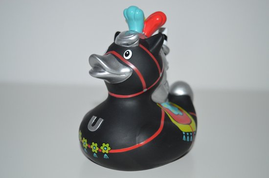 DELUXE CAROUSEL HORSE DUCK  - Draaimolen kermispaard badeend van BUDDUCK