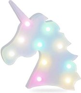 LED lamp Unicorn - Wit Colorful licht - Nachtlamp