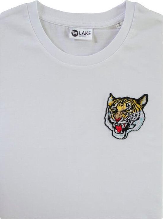 licht Bliksem Grap LFF | Lake Fair Fashion | Wit Fair Wear t-shirt tijger, Size L | bol.com