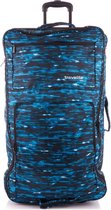 Travelite Basics Doubledecker Wheeled Duffle Blue Print