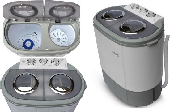 Vergelding schelp Belastingen Luxe Camry extra slimme en duurzame mini wasmachine + centrifuge -  kleine... | bol.com