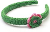 Naturezoo Haarband Bloem Groen/roze