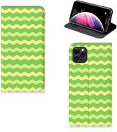 Hoesje met Magneet iPhone 11 Pro Max Waves Green