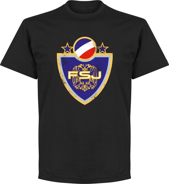 Joegoslavië Logo T-Shirt - Zwart - 5XL