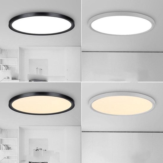 Gedragen oplichter Golven 24W minimalist creatieve ronde LED plafond lamp diameter: 40cm (wit licht)  | bol.com