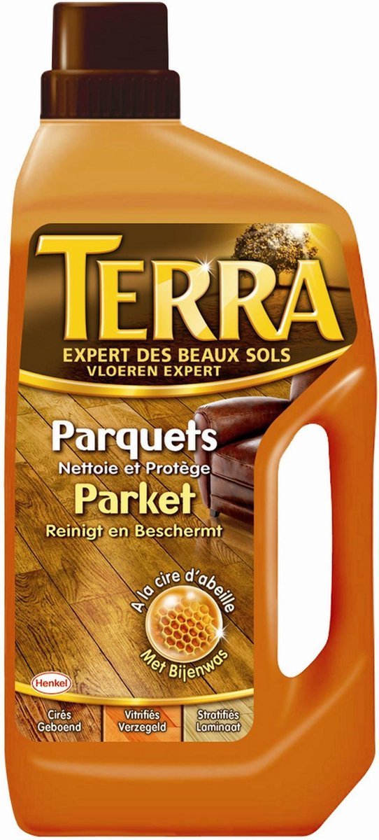 Terra Parket vloerreiniger met Bijenwas - 1L
