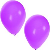 Bellatio Decorations ballonnen - 25 stuks - paars - 27 cm - verjaardag