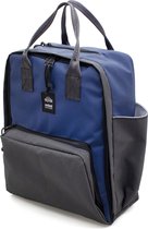Sealand Buddy L Rugzak - Handgemaakte Backpack van upcycled canvas - Weerbestendig - 18L - Blauw