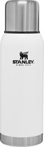 Bol.com Stanley The Stainless Steel Vacuum Thermosfles - 1000 ml - RVS/Wit aanbieding