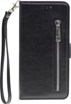 Shop4 - iPhone 11 Hoesje - Wallet Case Vintage Zwart