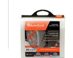 AutoSock High Performance 645 – Sneeuwsokken voor Auto – Textiele Sneeuwkettingen – Extra Grip op Sneeuw en IJs – Set van 2 Stuks – HP645