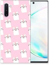 Geschikt voor Samsung Galaxy Note 10 TPU Hoesje Sleeping Cats