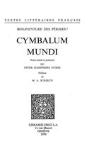 Textes littéraires français - Cymbalum Mundi
