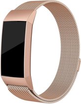 Fitbit Charge 3 | Charge 4 Milanees Bandje Rose Size: L