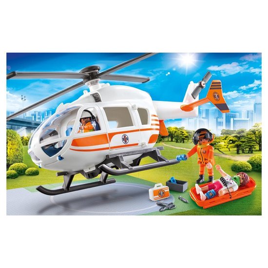 Playmobil Helicoptère de secours 70048 