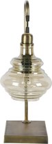 BePureHome Obvious Tafellamp  - Glas/Metaal - Antique Brass - 49x20x16