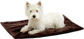 Dog blanket isolated brown, 70 x 50cm