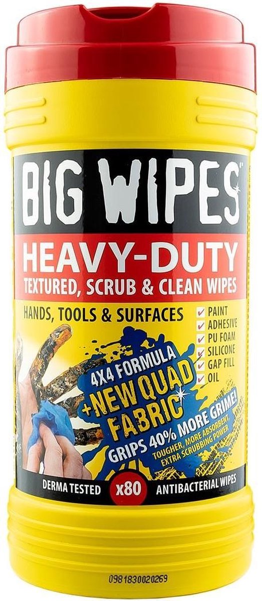 Big Wipes Heavy duty handen reiniger Pro Pack 120 stuks