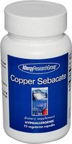 Copper Sebacate 75 Veggie Caps - Allergy Research Group