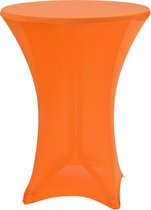 Statafelrok Stretch Style - Ø 85 cm - Oranje