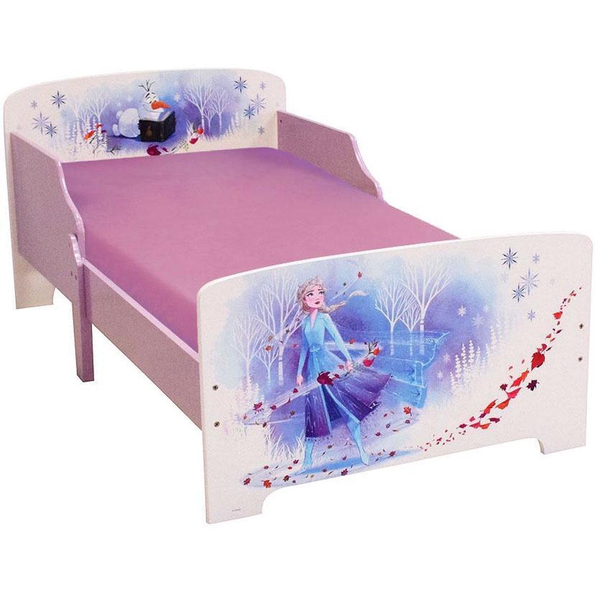 Oceanië Overredend Traditie Disney Frozen Peuter Bed - 70 x 140cm - Multi - Inclusief lattenbodem |  bol.com