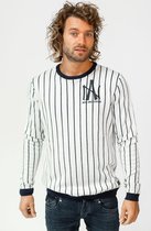 Amsterdenim Longsleeve T-Shirt Piet Slim Fit Wit (AM1903-580-000)