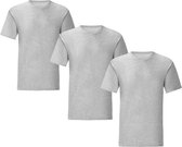 Senvi 3 pack T-Shirts Ronde hals - Maat S - Kleur: Sport Grijs