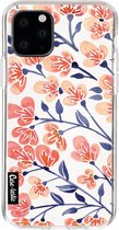 Casetastic Apple iPhone 11 Pro Hoesje - Softcover Hoesje met Design - Cherry Blossoms Peach Print