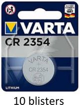 Varta CR2354 Lithium knoopcel batterij 3V - 10 stuks