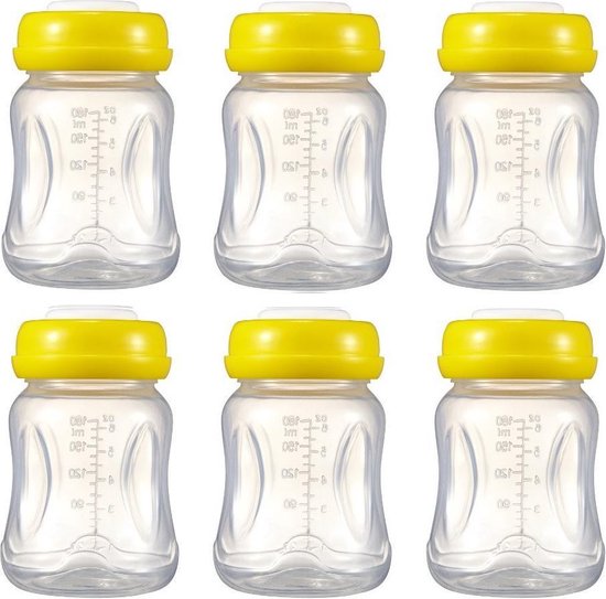 Macx & Macx Babyflesjes - Plastic Babyflesjes voor borstvoeding - Melkfles  Met Deksel... | bol.com