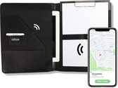 Safekeepers Schrijfmap - Conferentiemap A4 - Ipad Sleeve met GPS bluetooth - Zwart